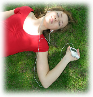 You can listen to the Meditation & Beyond MP3s anywhere