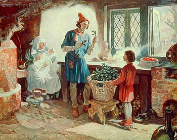 a medieval apothecary