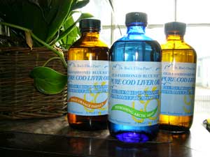 Bottles of Cod Liver Oil
