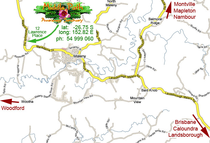 Middle Path location map