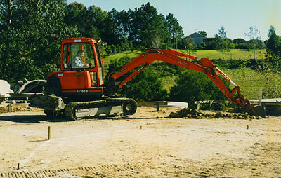 breaking ground