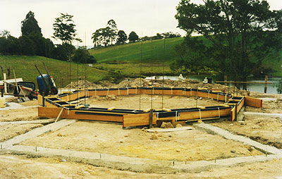 The inner dwarf walls formed up