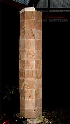 The finished columns