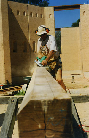 poles being shaped to octagonal cross section