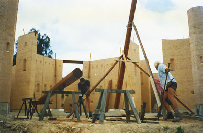 raising the poles - second stage