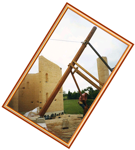 raising the poles - fourth stage