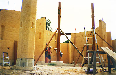 raising the poles - fifth stage