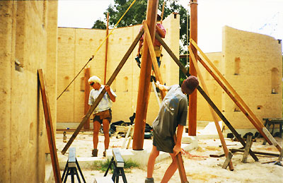 raising the poles - fourth stage