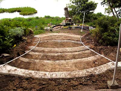Defining the sides of the stairs