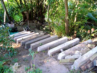 the risers meet in the middle