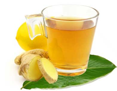 Ginger Tea with lemon